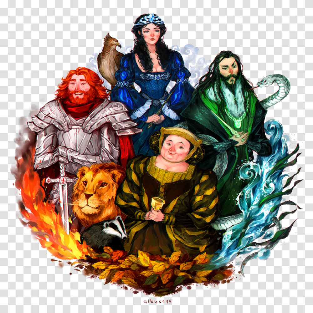 Godric Gryffindor Fan Art Download Hogwarts Fan Art Harry Potter, Person, Painting, Costume, Poster Transparent Png