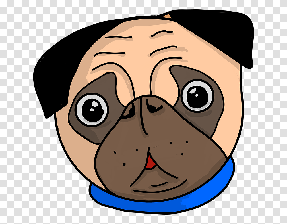 Gods Animal Dog Pug For Adult, Food, Helmet, Face, Art Transparent Png