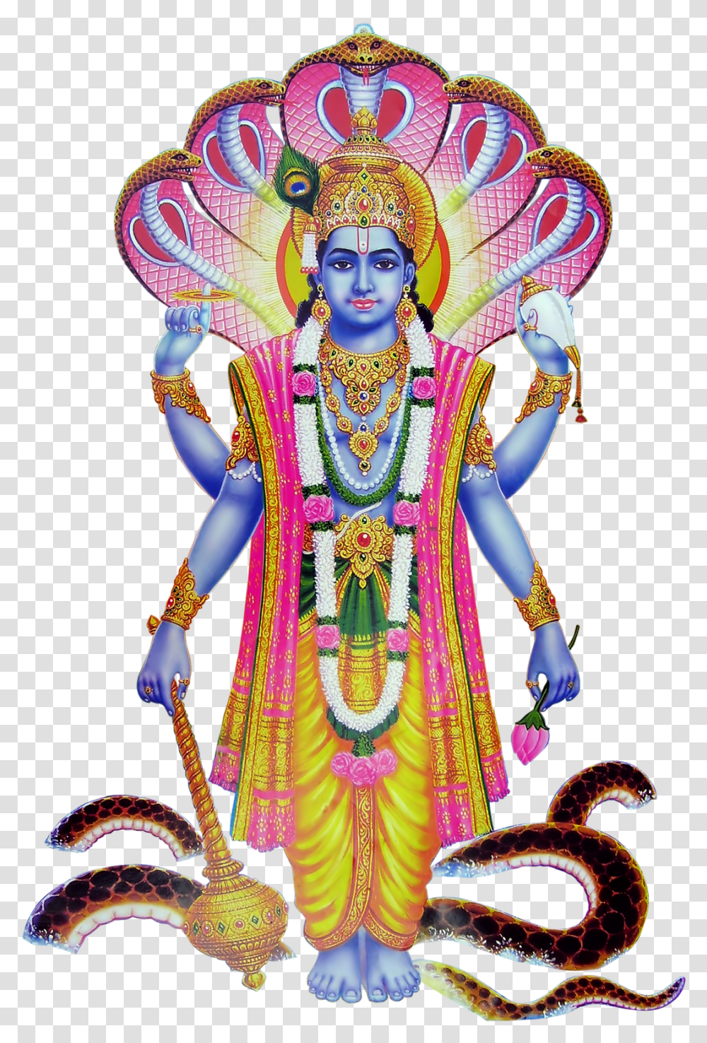 Gods Cliparts And Images Lord Vishnu, Person, Crowd, Carnival, Parade Transparent Png