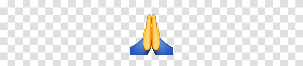 Godspeed Praying Hands Emoji Emoji Praying Hands, Banana, Fruit, Plant, Food Transparent Png