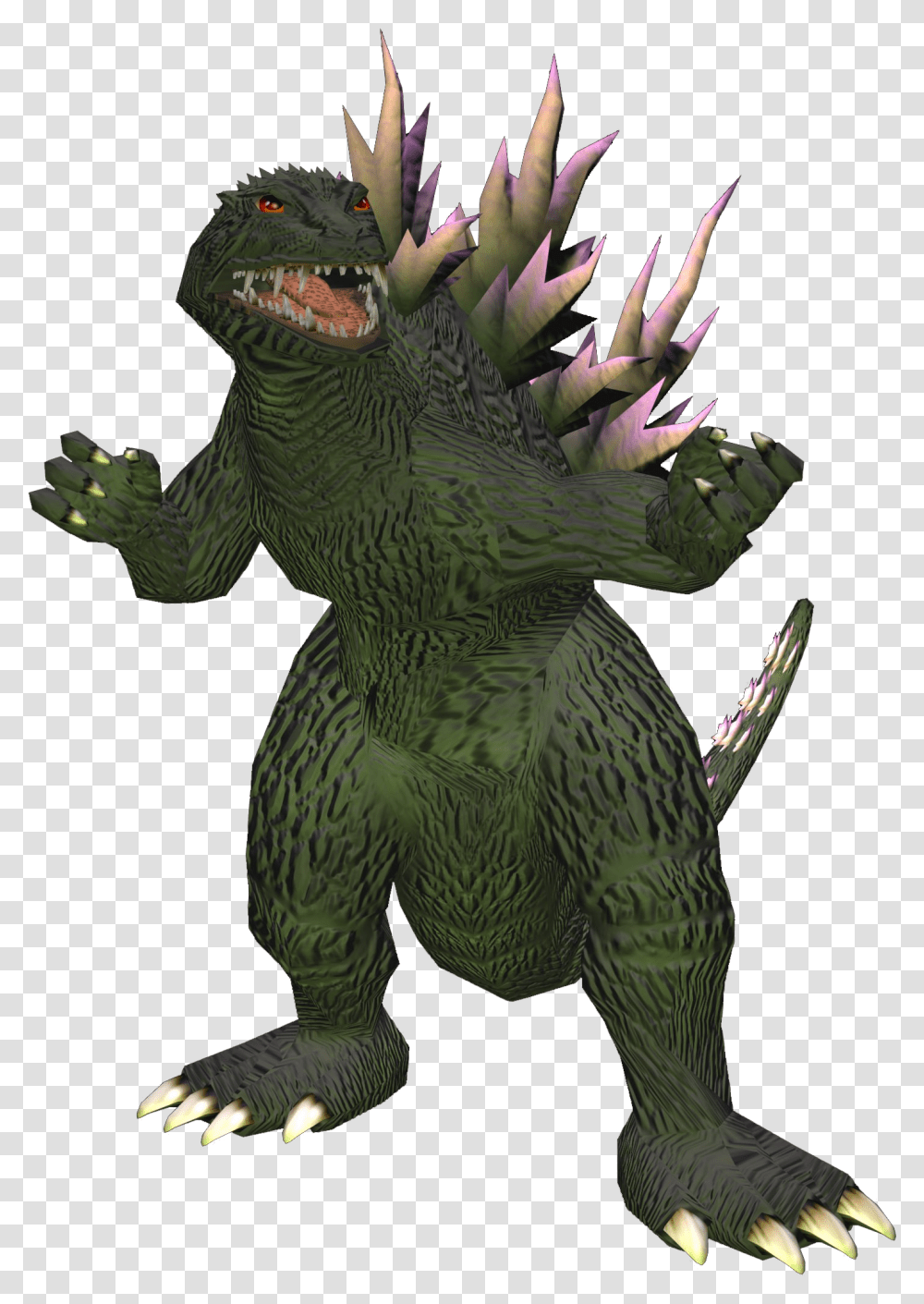Godzilla 2000 Godzilla 2000, Reptile, Animal, Figurine, Dinosaur Transparent Png