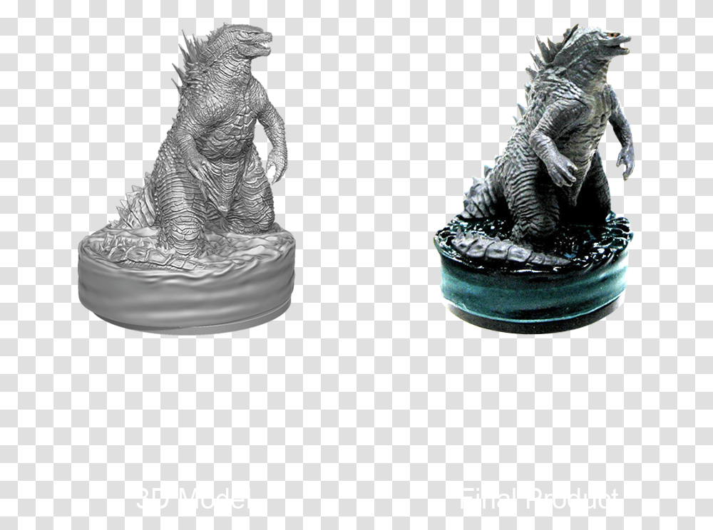 Godzilla 2014, Figurine, Sculpture Transparent Png