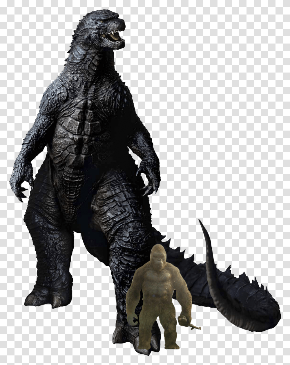 Godzilla 2014 Vs Kong 2017 Size, Animal, Dinosaur, Reptile, Alien Transparent Png