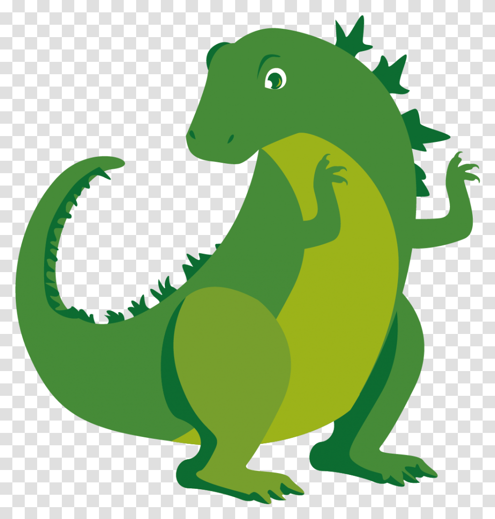 Godzilla Clipart Godzilla Cartoon, Reptile, Animal, Green, Lizard Transparent Png