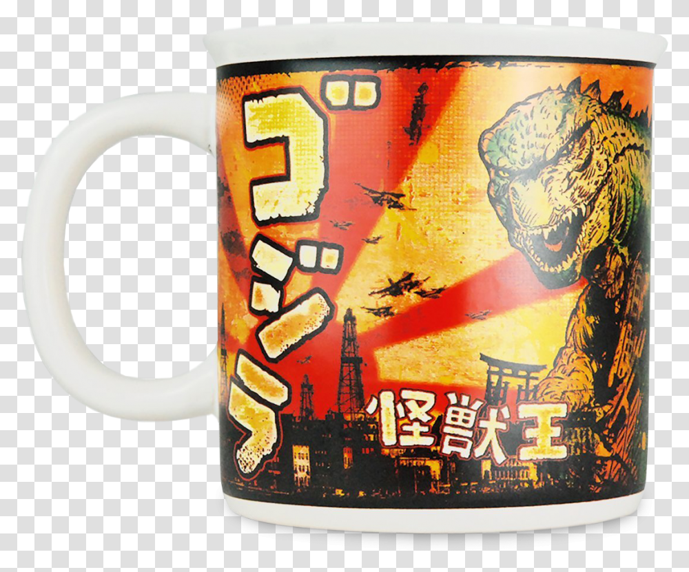 Godzilla Giant Monster Mug Beer Stein, Coffee Cup, Beverage, Drink Transparent Png