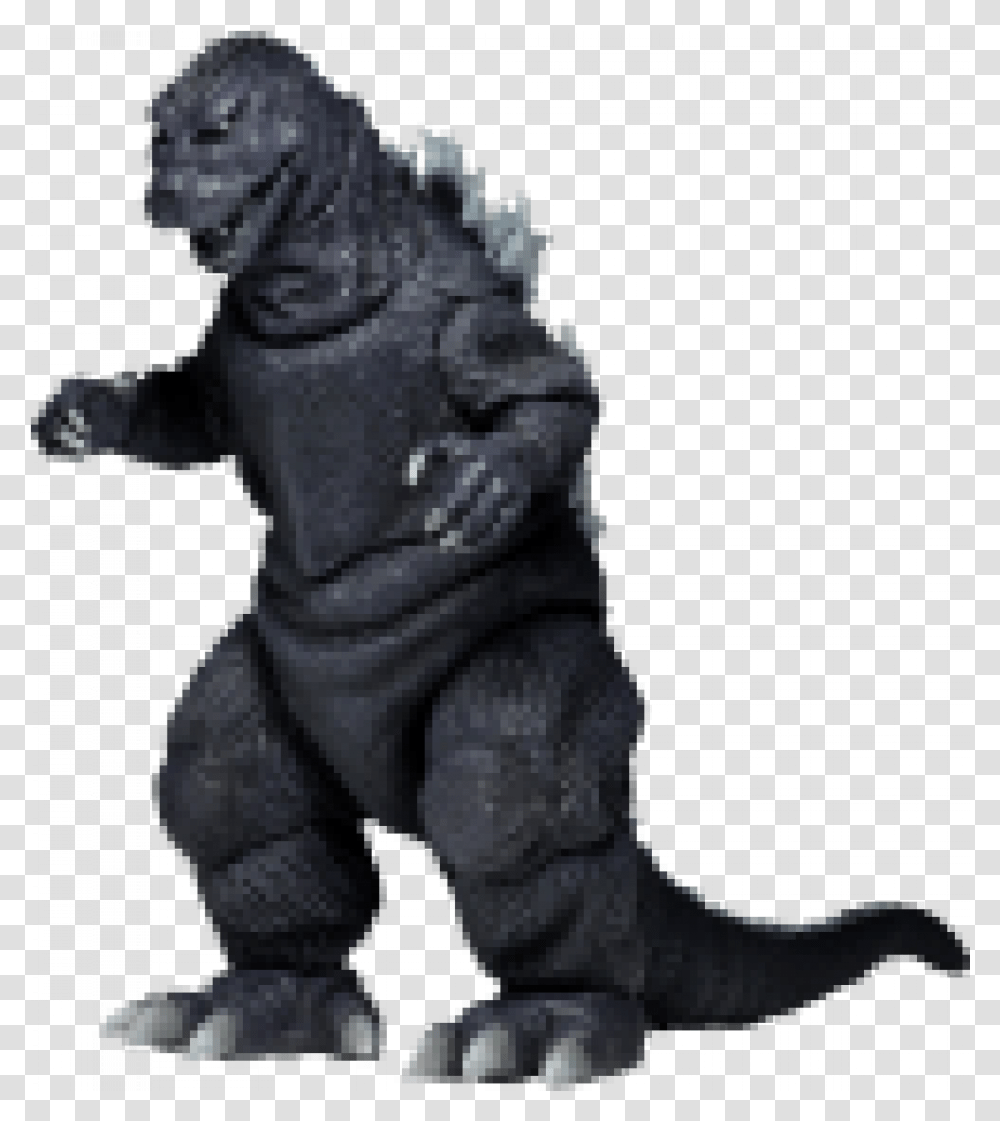 Godzilla Godzilla Neca, Animal, Person, Human, Kneeling Transparent Png
