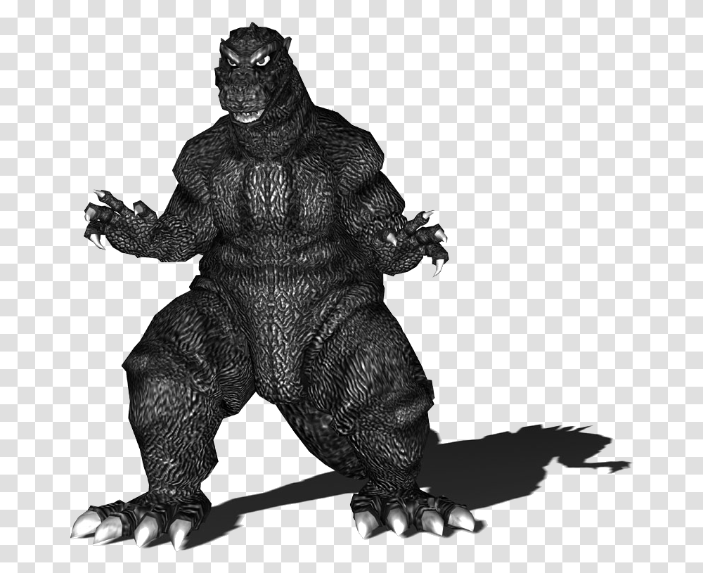 Godzilla Godzilla Unleashed Godzilla, Figurine, Hook, Kneeling, Claw Transparent Png