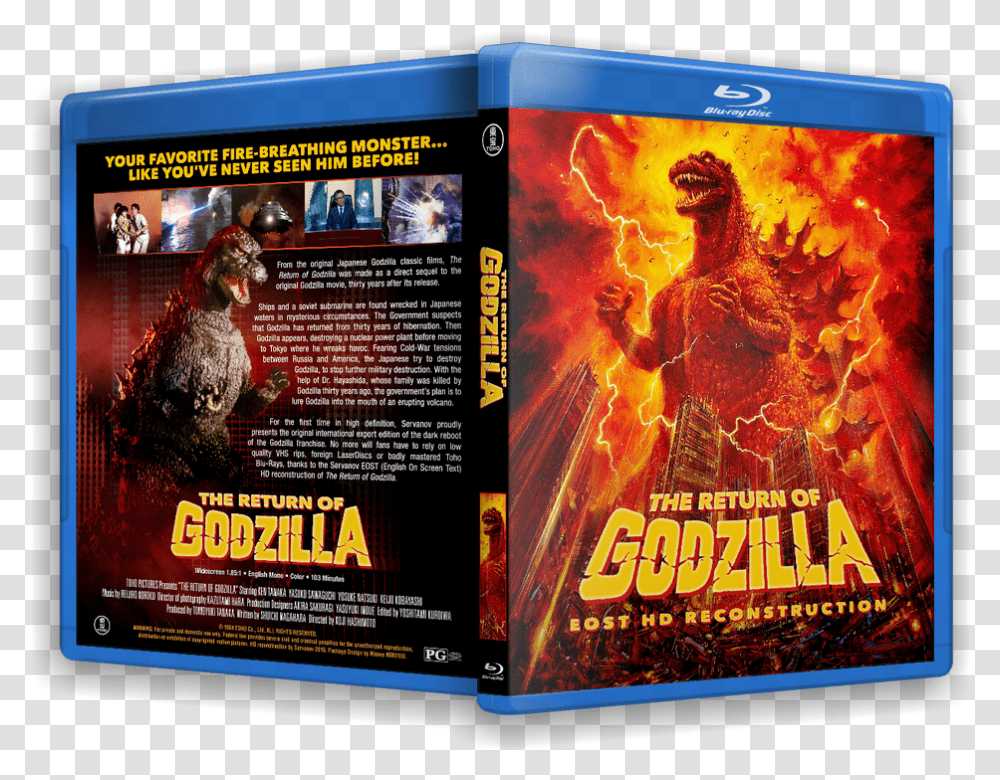 Godzilla Head, Person, Human, Advertisement, Dvd Transparent Png