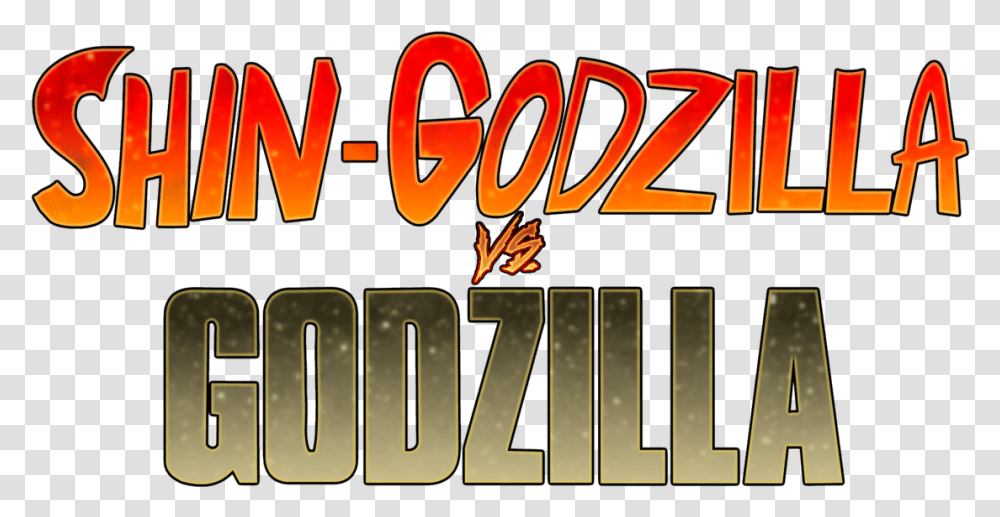 Godzilla Vs Shin Godzilla Logo, Word, Alphabet, Number Transparent Png