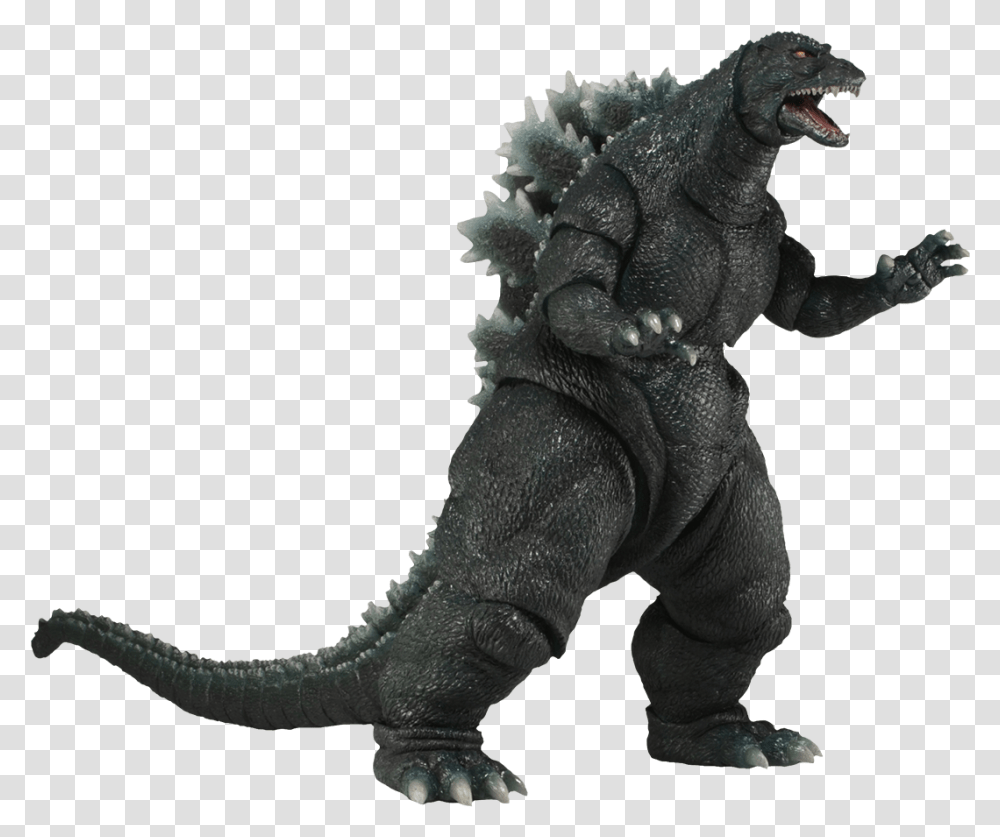 Godzilla Vs Spacegodzilla Godzilla Neca, Dinosaur, Reptile, Animal, Statue Transparent Png