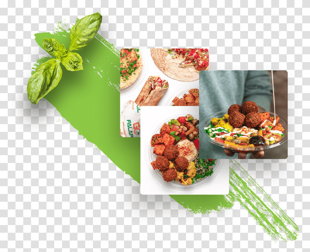 Gofalafel Meatball, Food, Advertisement, Poster, Potted Plant Transparent Png