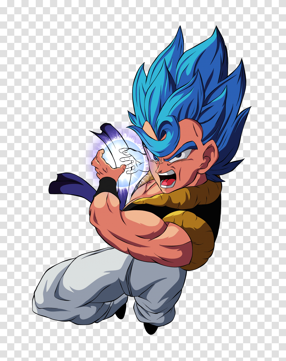 Gogeta Blue Galick Kamehameha, Costume, Person, Human Transparent Png