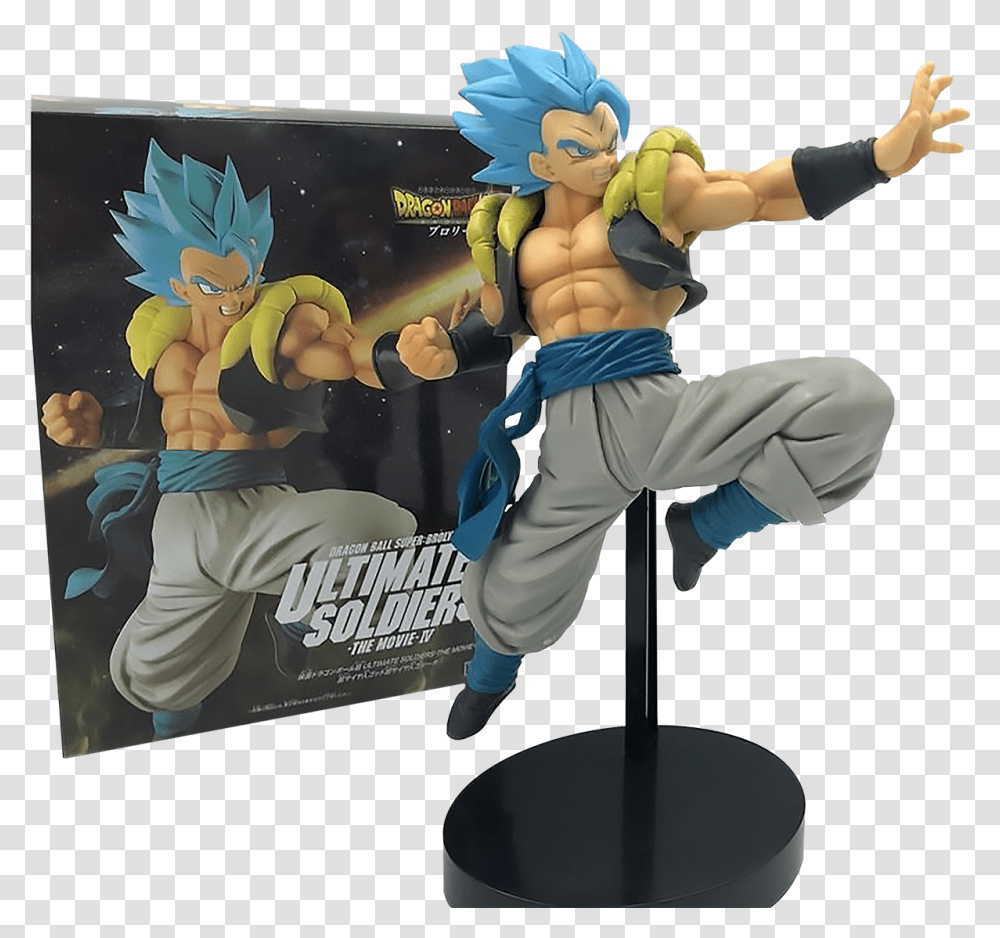 Gogeta Blue Ultimate Soldier Figure, Toy, Person, Human, Manga Transparent Png