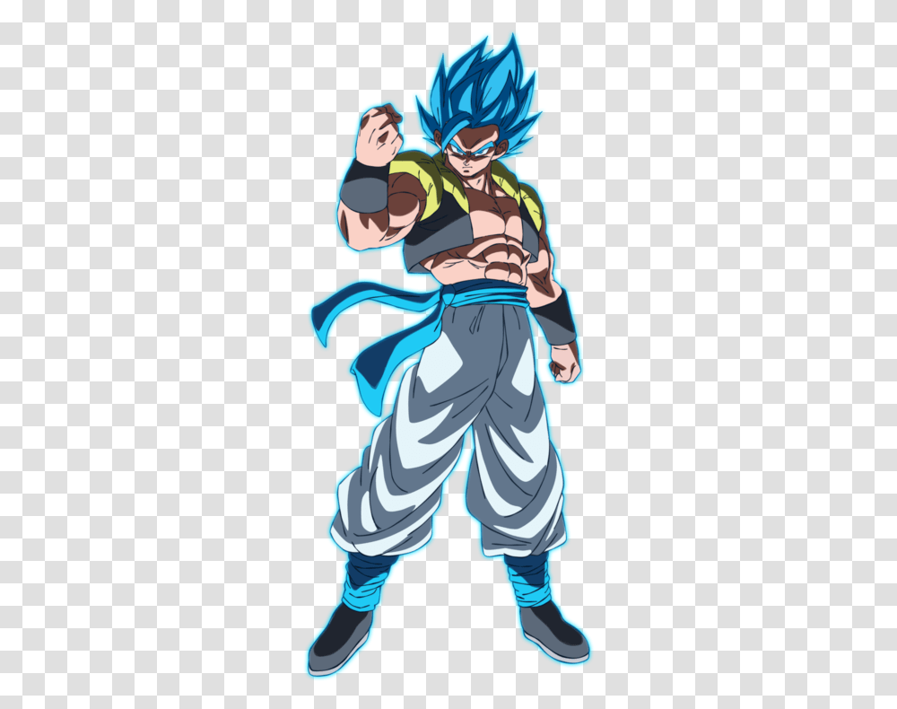 Gogeta Dragon Ball Gogeta Blue, Comics, Book, Person, Clothing Transparent Png