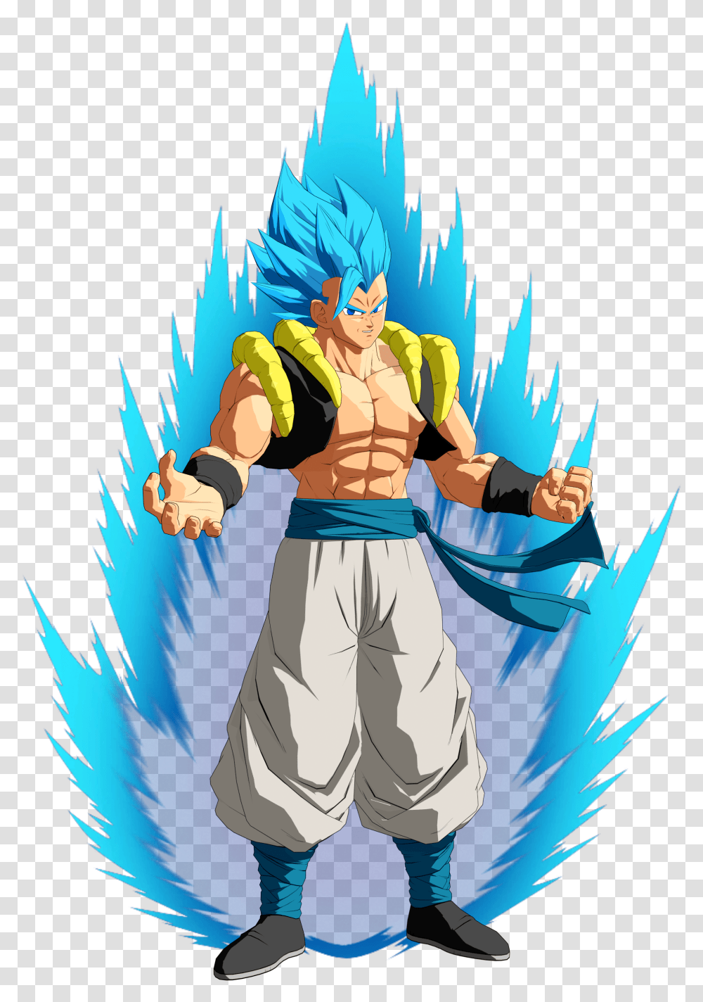 Gogeta Dragonballfighterz Dragon Ball, Person, Human, Comics, Book Transparent Png