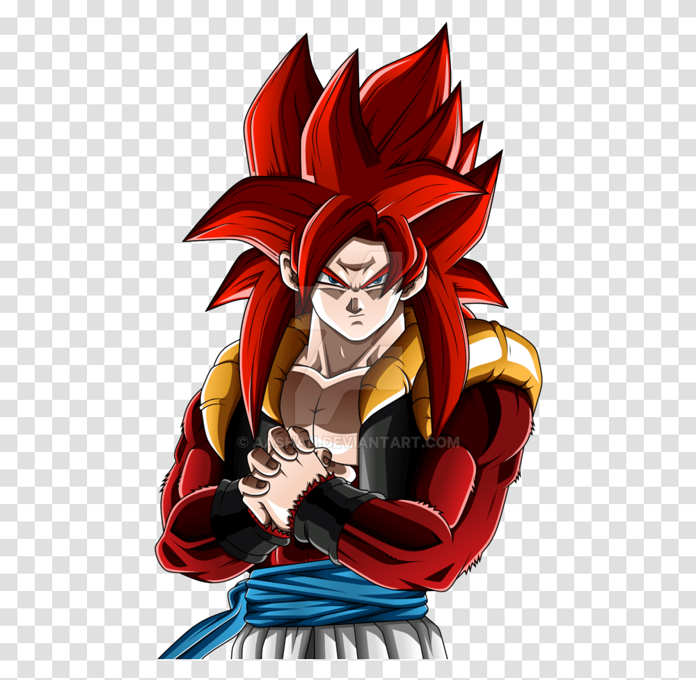 Gogeta Goku Super Saiyan, Person, Manga, Comics, Book Transparent Png