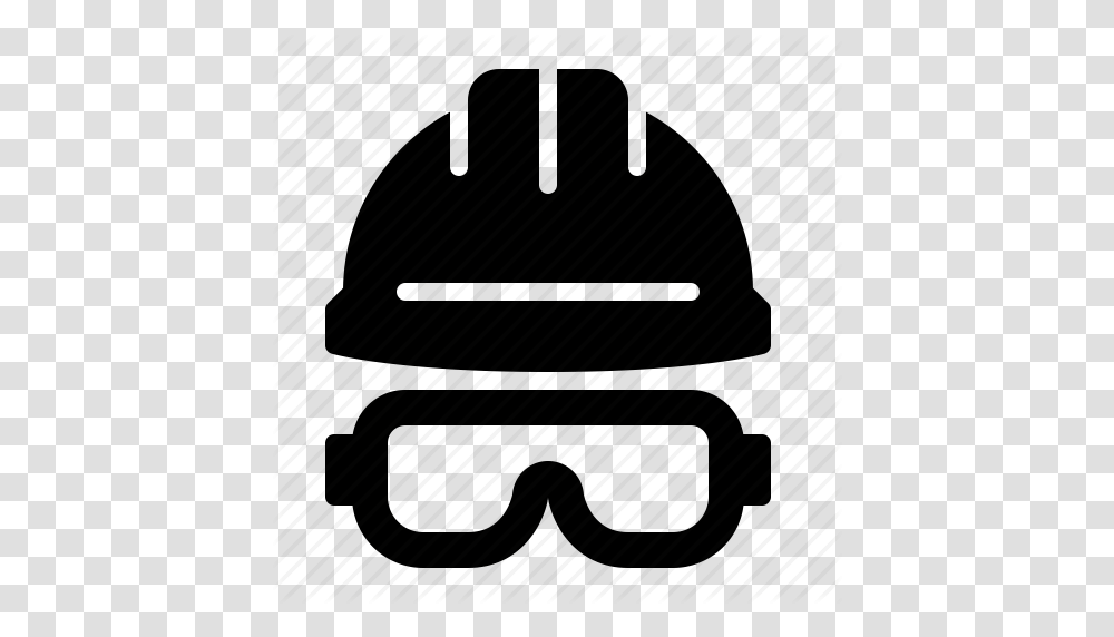 Goggles Hard Hat Hardhat Helmet Protection Safety Watchkit Icon, Piano, Leisure Activities, Musical Instrument, Adapter Transparent Png