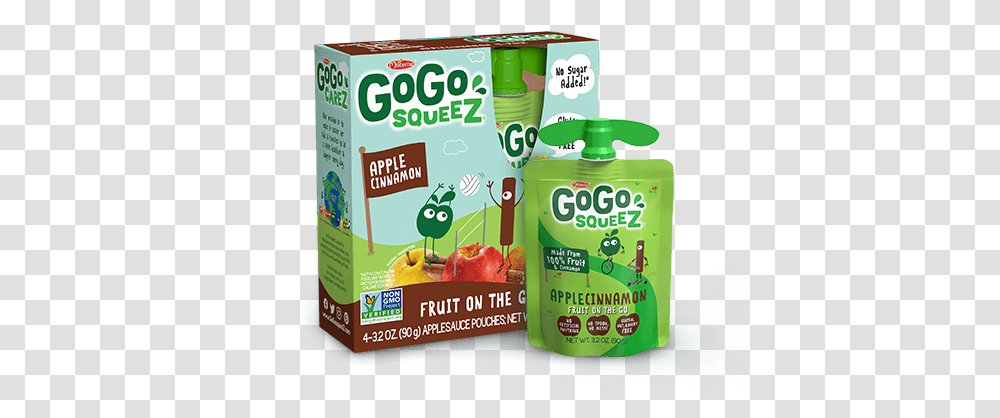 Gogo Squeez Applecinnamon Squeezable Cinnamon Applesauce Gogo Squeez Apple Strawberry, Bottle, Plant, Beverage, Drink Transparent Png