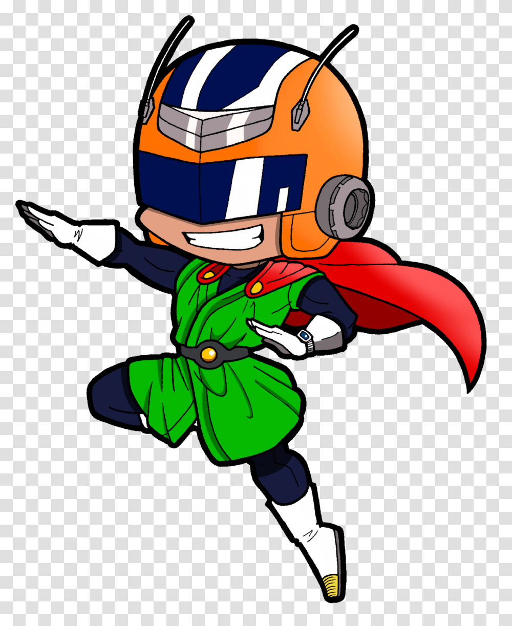Gohan As The Great Saiyamanthis Is Labeled As My Cartoon, Apparel, Crash Helmet, Person Transparent Png