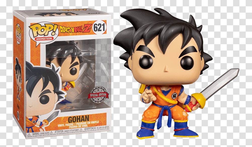 Gohan With Dragon Ball Gohan Funko Pop, Toy, Costume Transparent Png