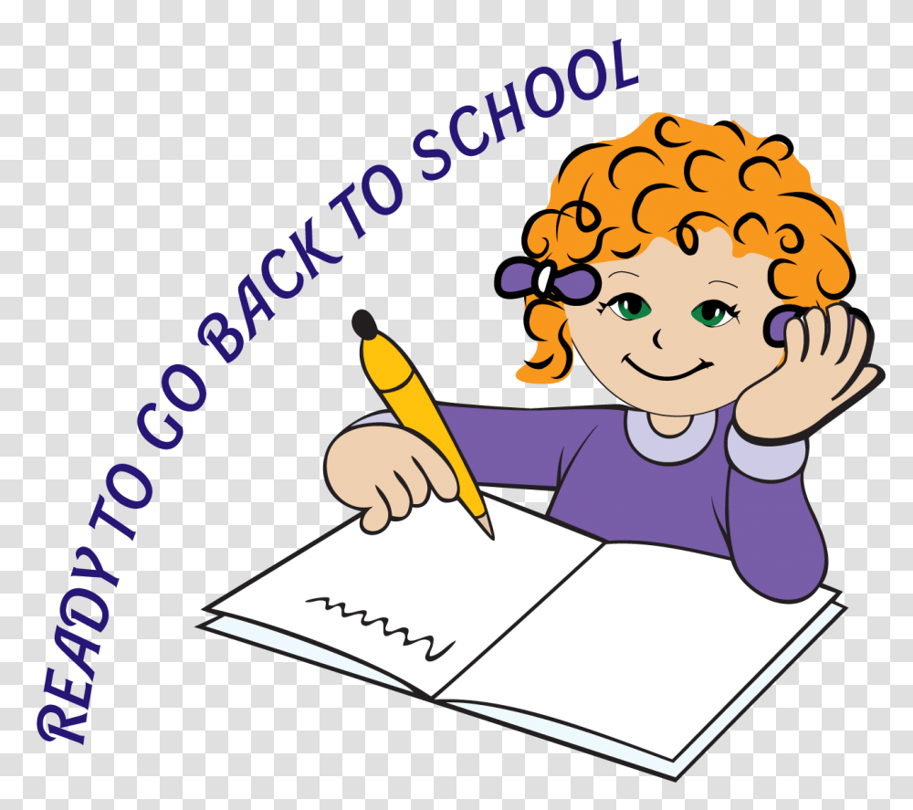 Going Back To School Clip Art Free Image, Female, Girl, Word Transparent Png