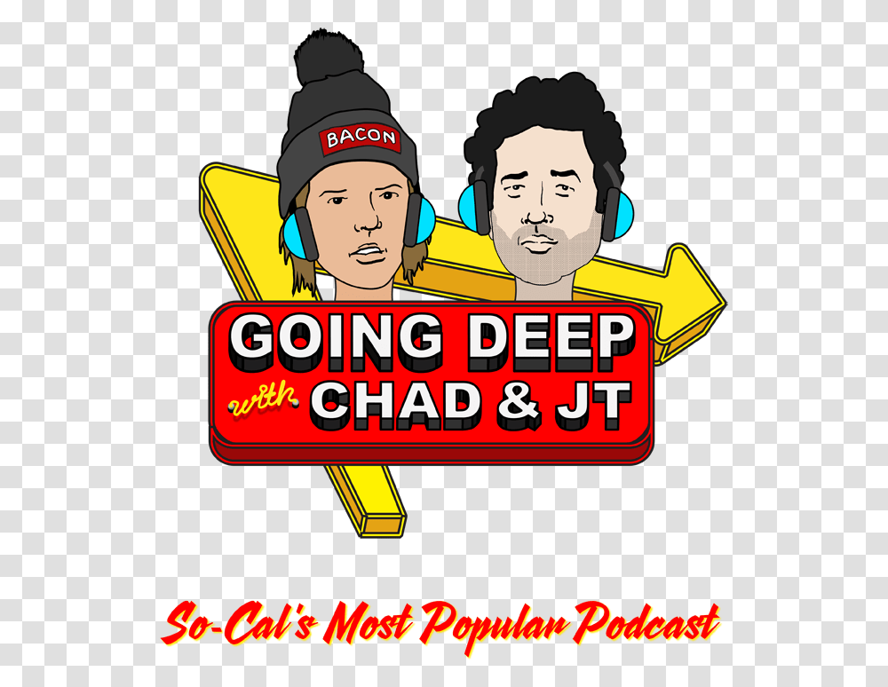 Going Deep With Chad And Jt, Advertisement, Poster, Person, Flyer Transparent Png