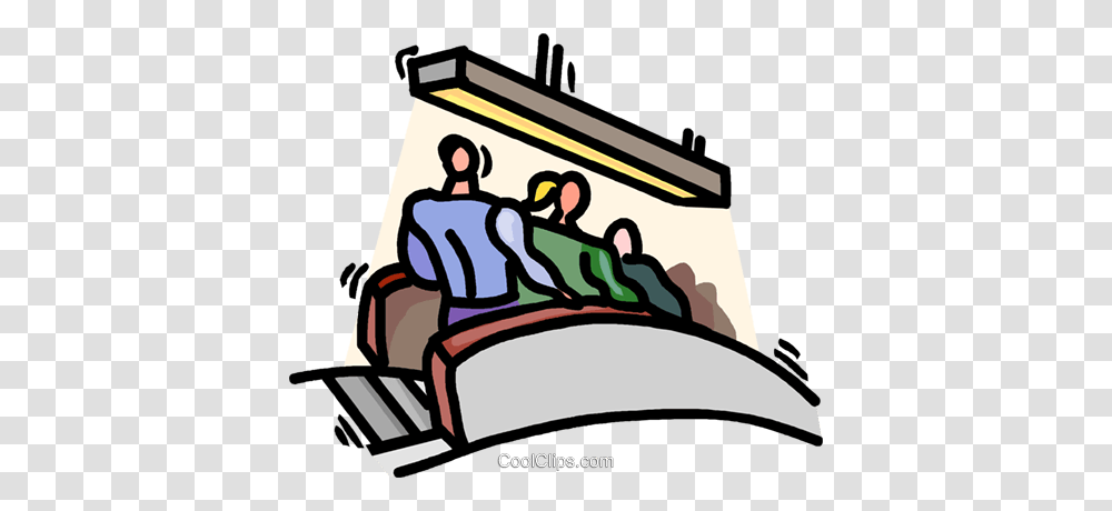 Going Down The Escalator Royalty Free Vector Clip Art Illustration, Advertisement, Label, Poster Transparent Png