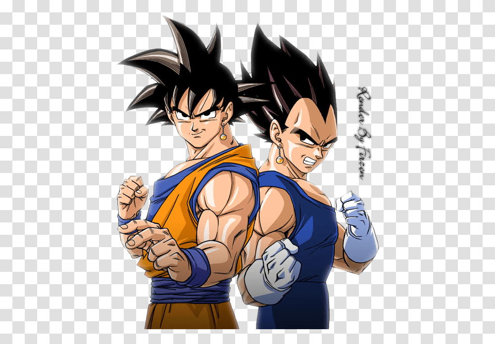 Goku And Vegeta Protectors Of The Universe Goku And Vegeta, Comics, Book, Person, Human Transparent Png