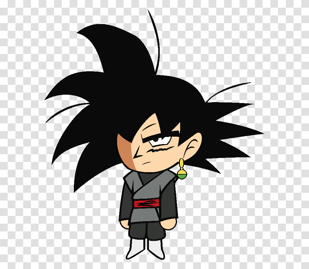 Goku Black Chibi Art, Manga, Comics, Book, Stencil Transparent Png