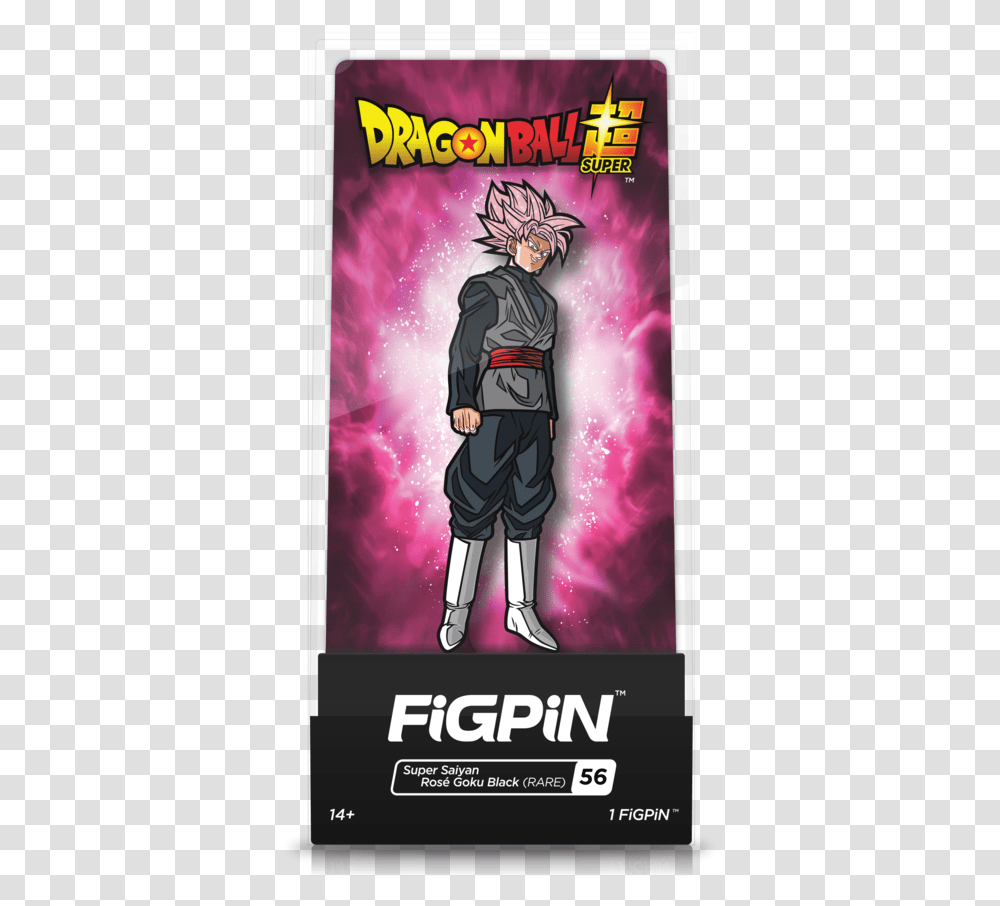 Goku Black Rose Figpin, Poster, Advertisement, Comics, Book Transparent Png