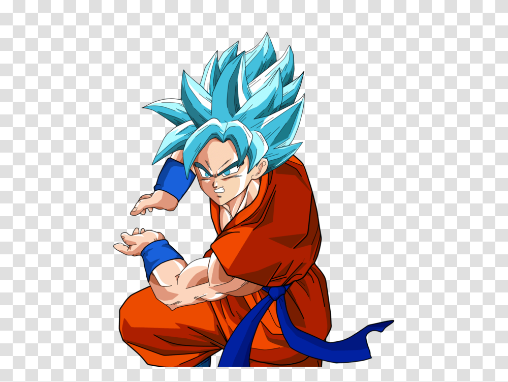 Goku Blue Aura Brust Kamehameha, Person, Human, Monk Transparent Png