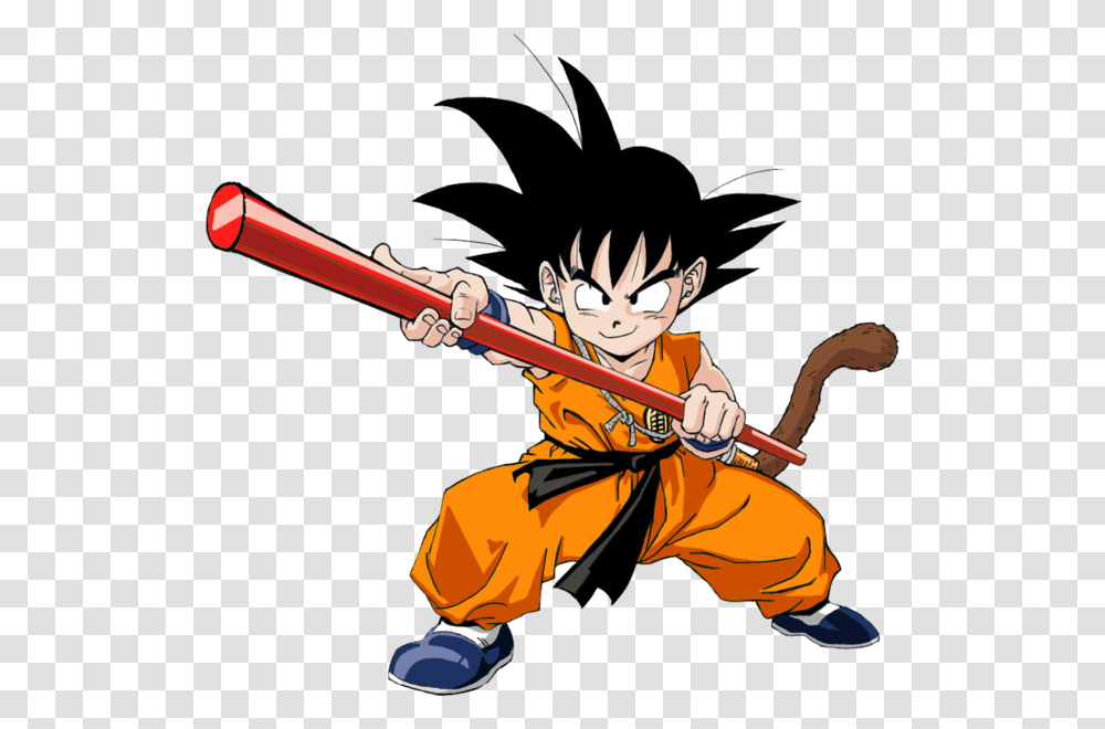 Goku Clipart Psd Kid Goku Stick, Bow, Person, Human, Manga Transparent Png