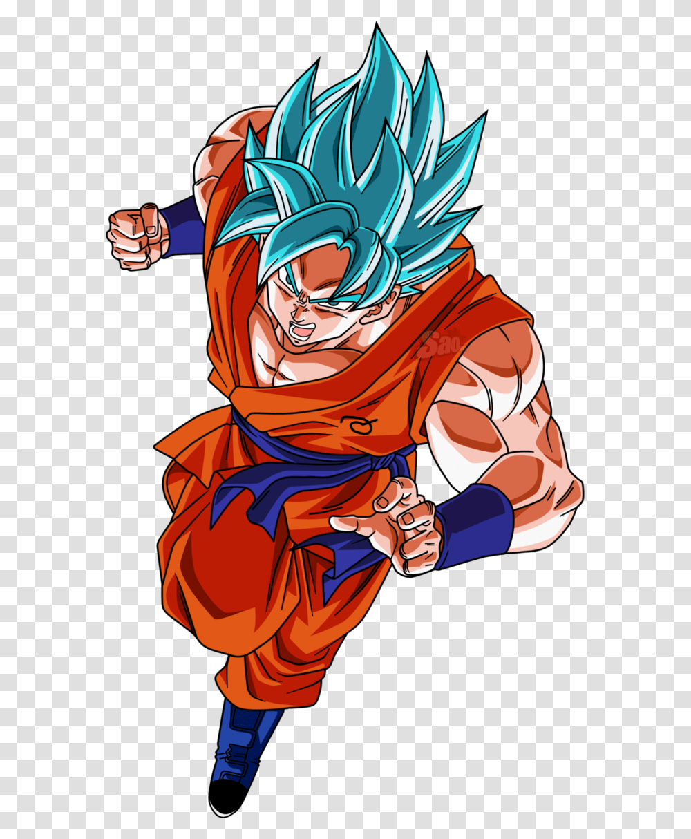 Goku Clipart Ssblue Goku Ssj Blue Kaioken, Person, Human, Comics, Book Transparent Png