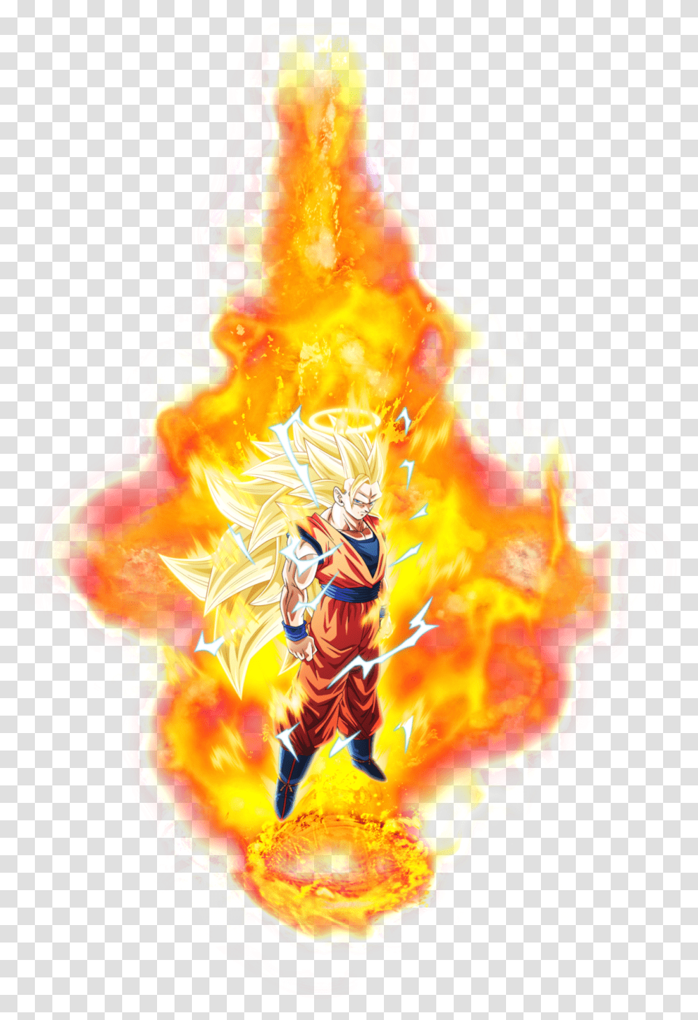 Goku Download Dbz Aura, Bonfire, Flame, Person Transparent Png