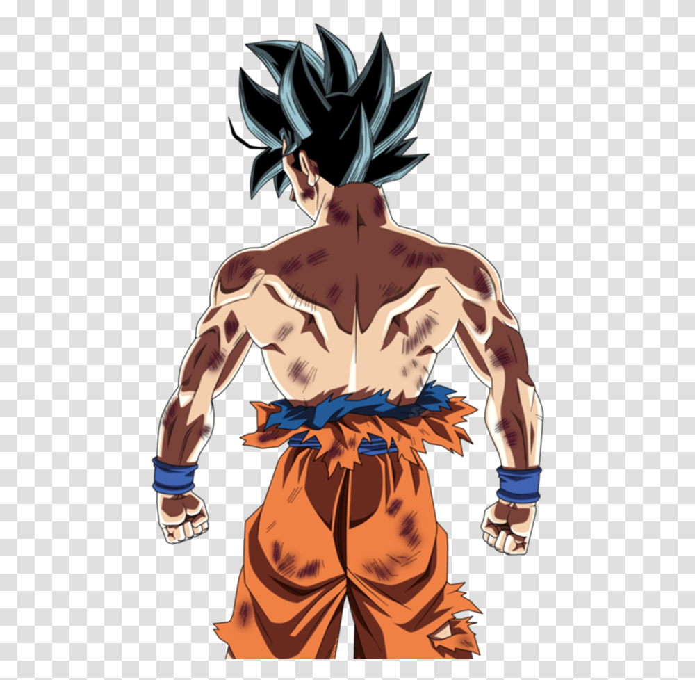 Goku Dragon Ball Super 5 Image Goku Ultra Instinct, Back, Person, Human, Scarecrow Transparent Png