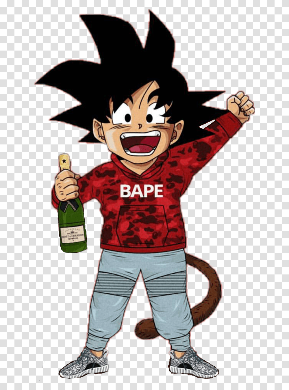 Goku Dragon Ball Z Supreme, Person, Human, Hand, Beverage Transparent Png