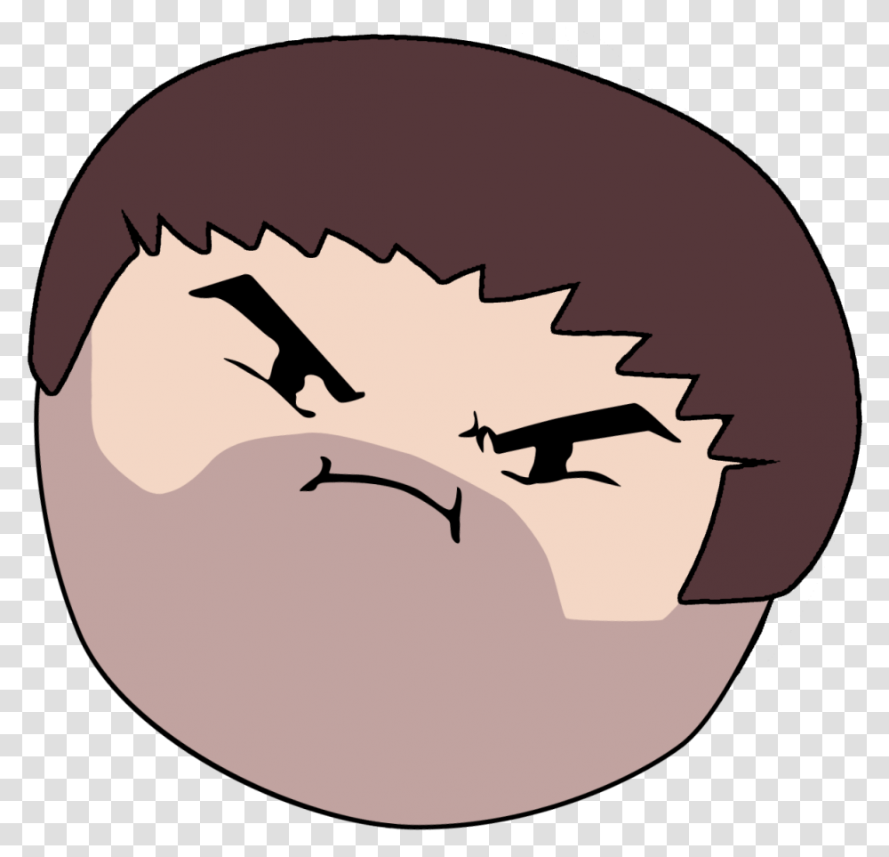 Goku Hair Barry Game Grumps Head, Teeth, Mouth, Face, Smile Transparent Png