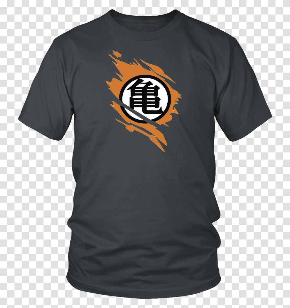 Goku Ripped Kame Logo Shirt - Ultra Instinct Db Super Dragon Ball, Clothing, Apparel, Sleeve, T-Shirt Transparent Png