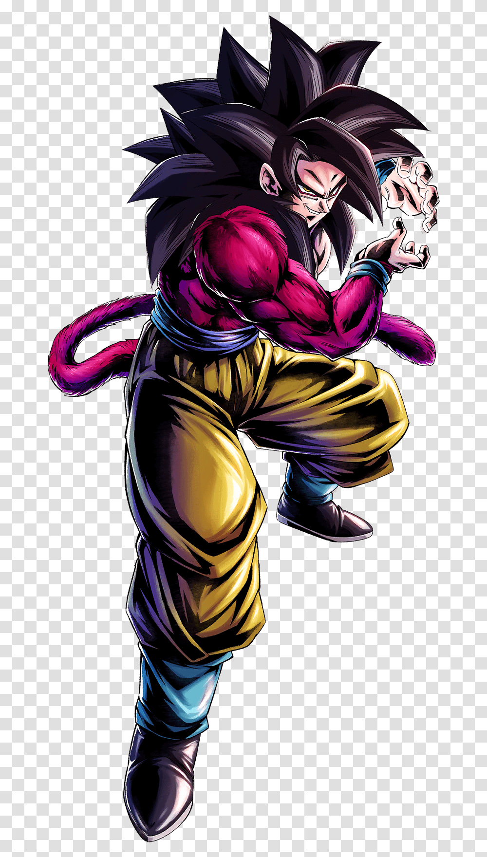 Goku Ssj 4 Super Saiyan 4 Goku Dragon Ball Legends, Comics, Book, Person, Human Transparent Png