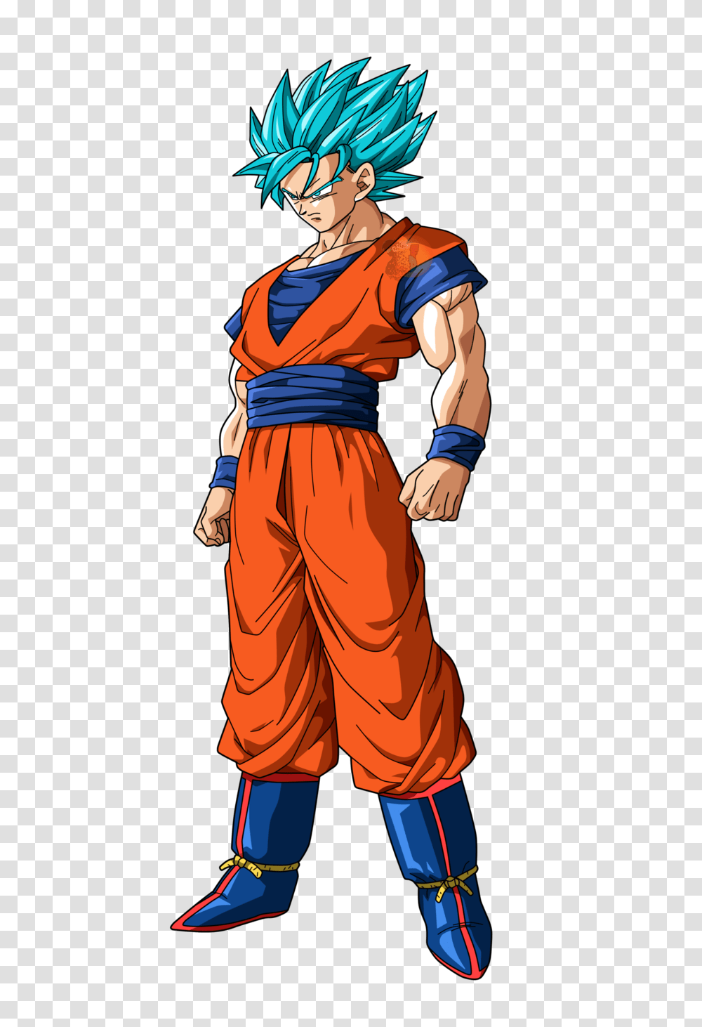 Goku Ssj Blue, Person, Pants, Costume Transparent Png
