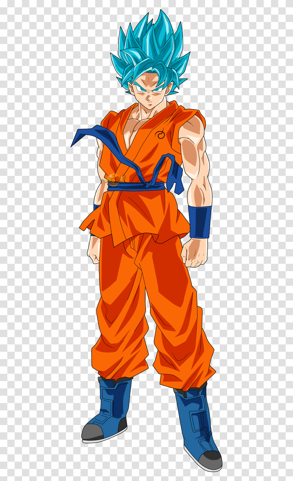 Goku Ssj Dios Azul, Person, Human, Monk Transparent Png