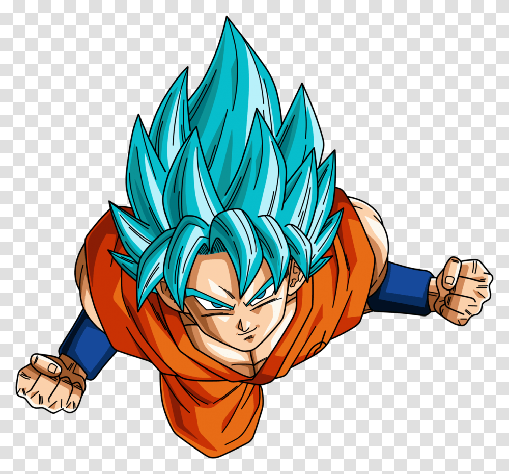 Goku Ssj God Blue, Figurine, Manga, Comics Transparent Png