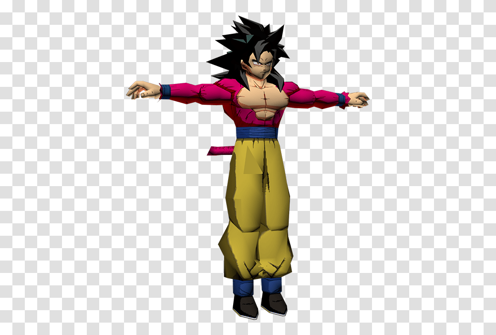 Goku Ssj4 Budokai, Person, Human, Figurine Transparent Png