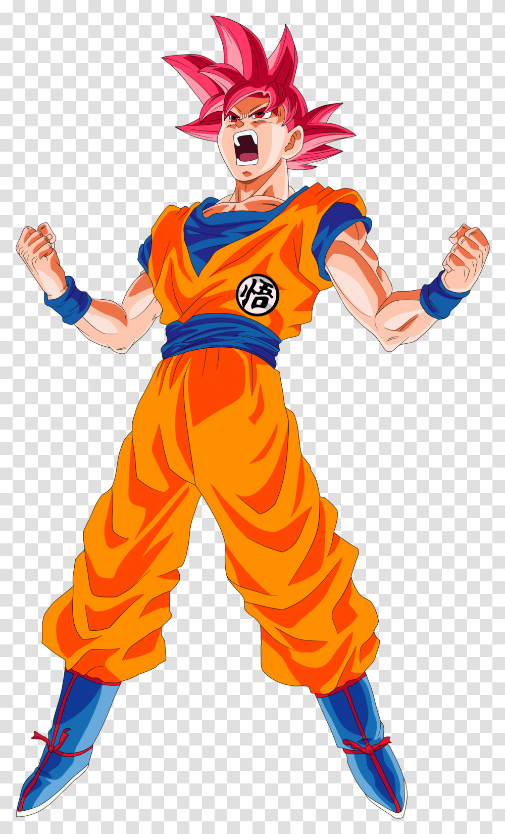 Goku Super Saiyan God Power Up Palette 1 By Eymsmiley D92yoor Goku Ssj God, Person, Costume, Astronaut Transparent Png