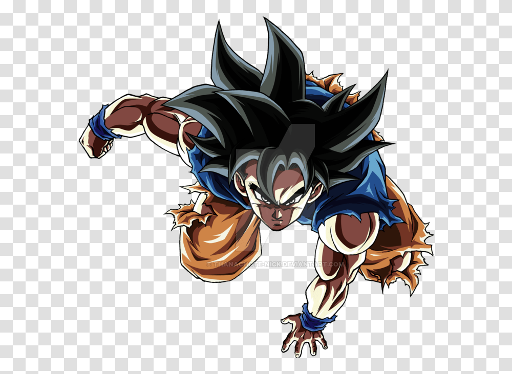 Goku Ultra Instinct Dbs Color 1 By Thanachote Nick Goku Ultra Instinct, Person, Human, Dragon, Statue Transparent Png