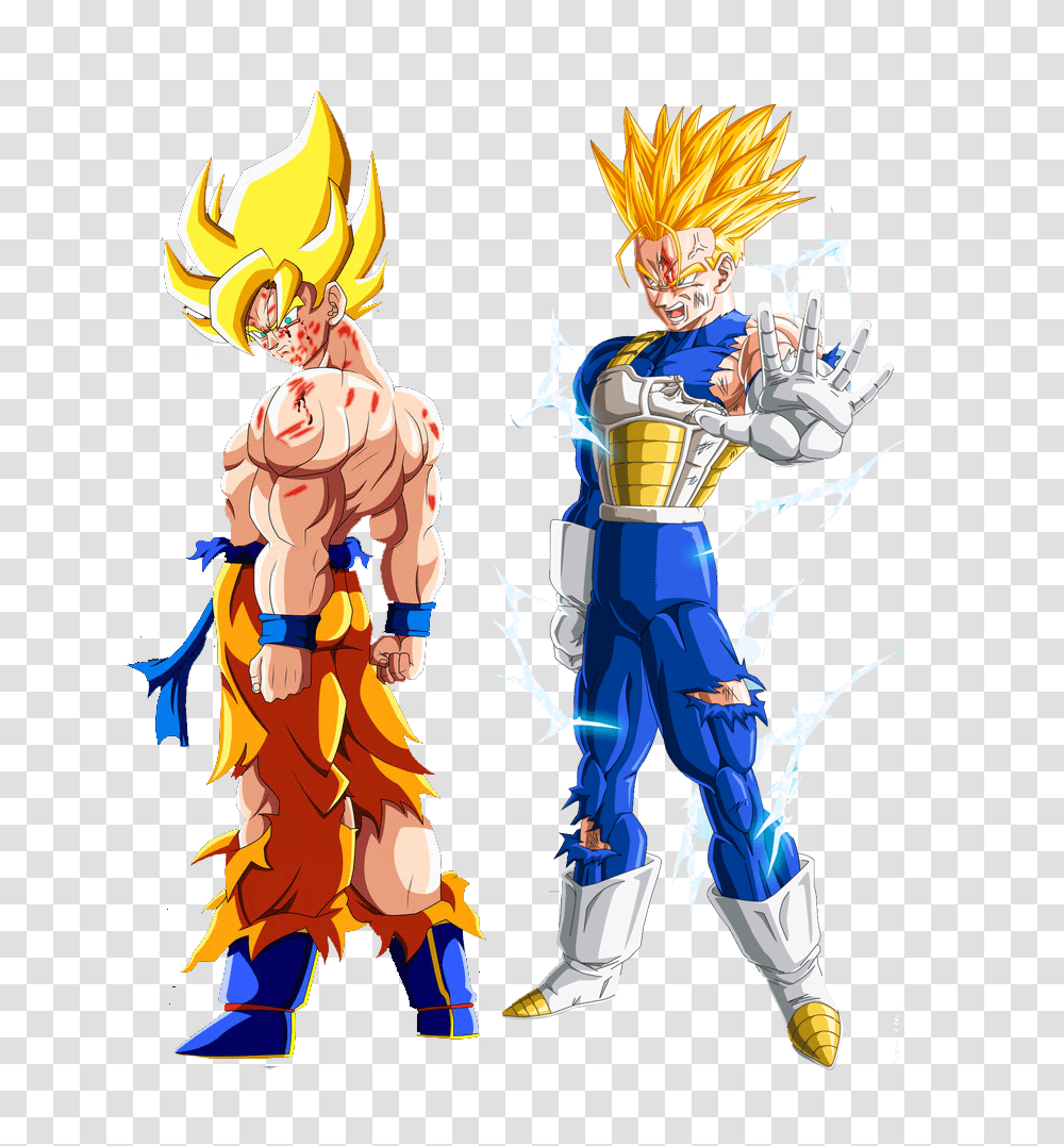 Goku Vs Future Trunks, Comics, Book, Costume, Manga Transparent Png