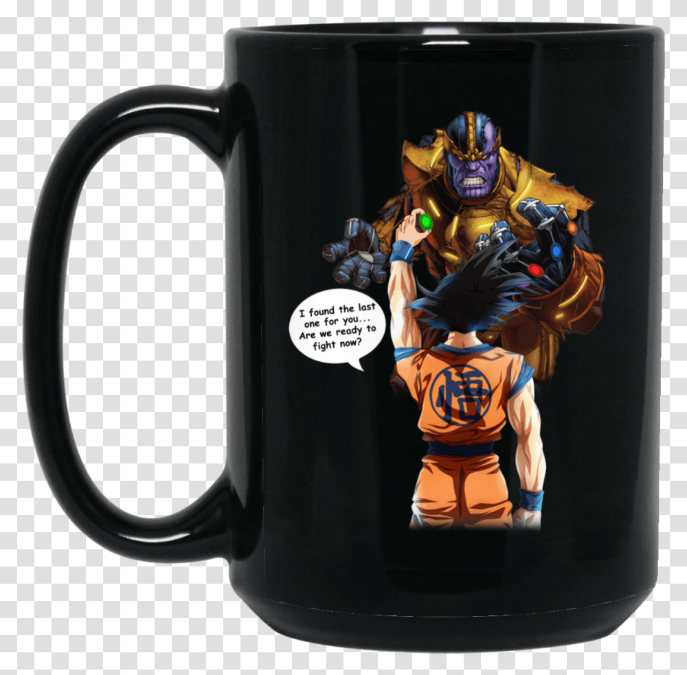 Goku Vs Thanos I Found The Last One For You Coffee Thanos Vs Dragon Ball, Coffee Cup, Stein, Jug, Helmet Transparent Png