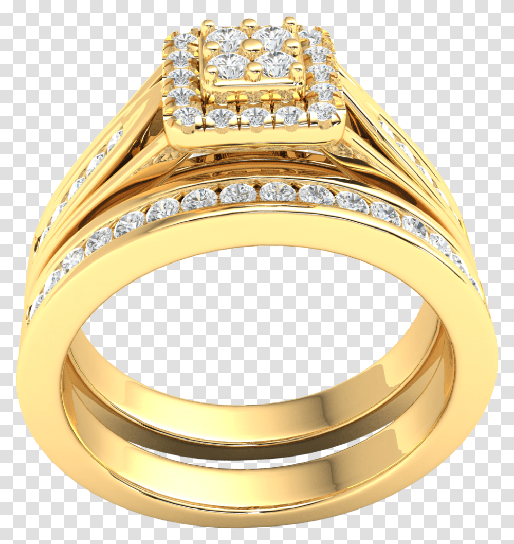 Gold 0 5ct Round Diamond Engagement Rings Set For Engagement Ring, Jewelry, Accessories, Accessory, Gemstone Transparent Png