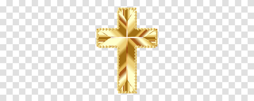 Gold Religion, Cross, Crucifix Transparent Png