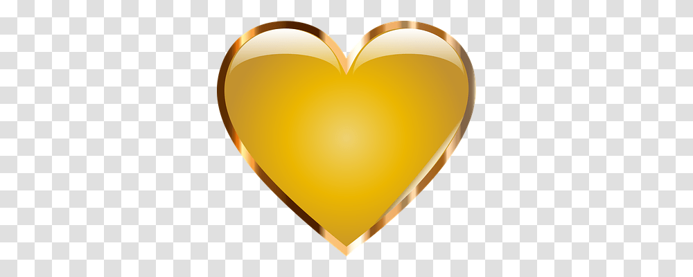 Gold Emotion, Heart, Balloon, Lamp Transparent Png
